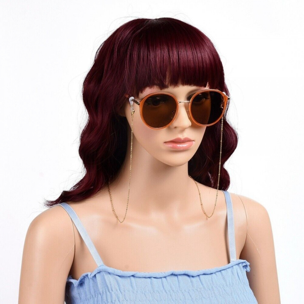 Brillenkette Brillenband Perlen gold Sommer Geschenk Sonnenbrillenkette Luxus